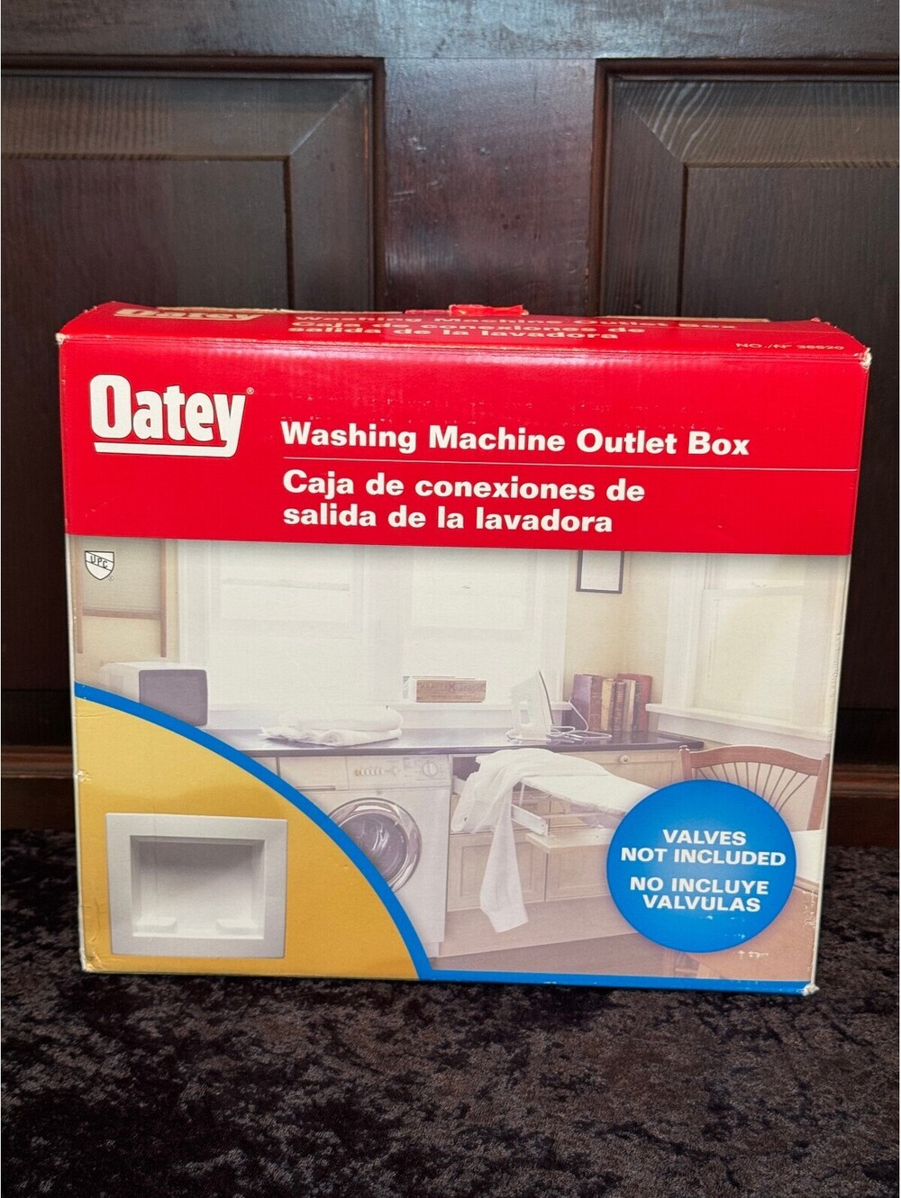 Lot of 2 Oatey Washing Machine Outlet Box - Plumbing Access Box for Laundry